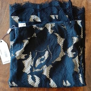 Max Studio MSSP black lace skirt size XL